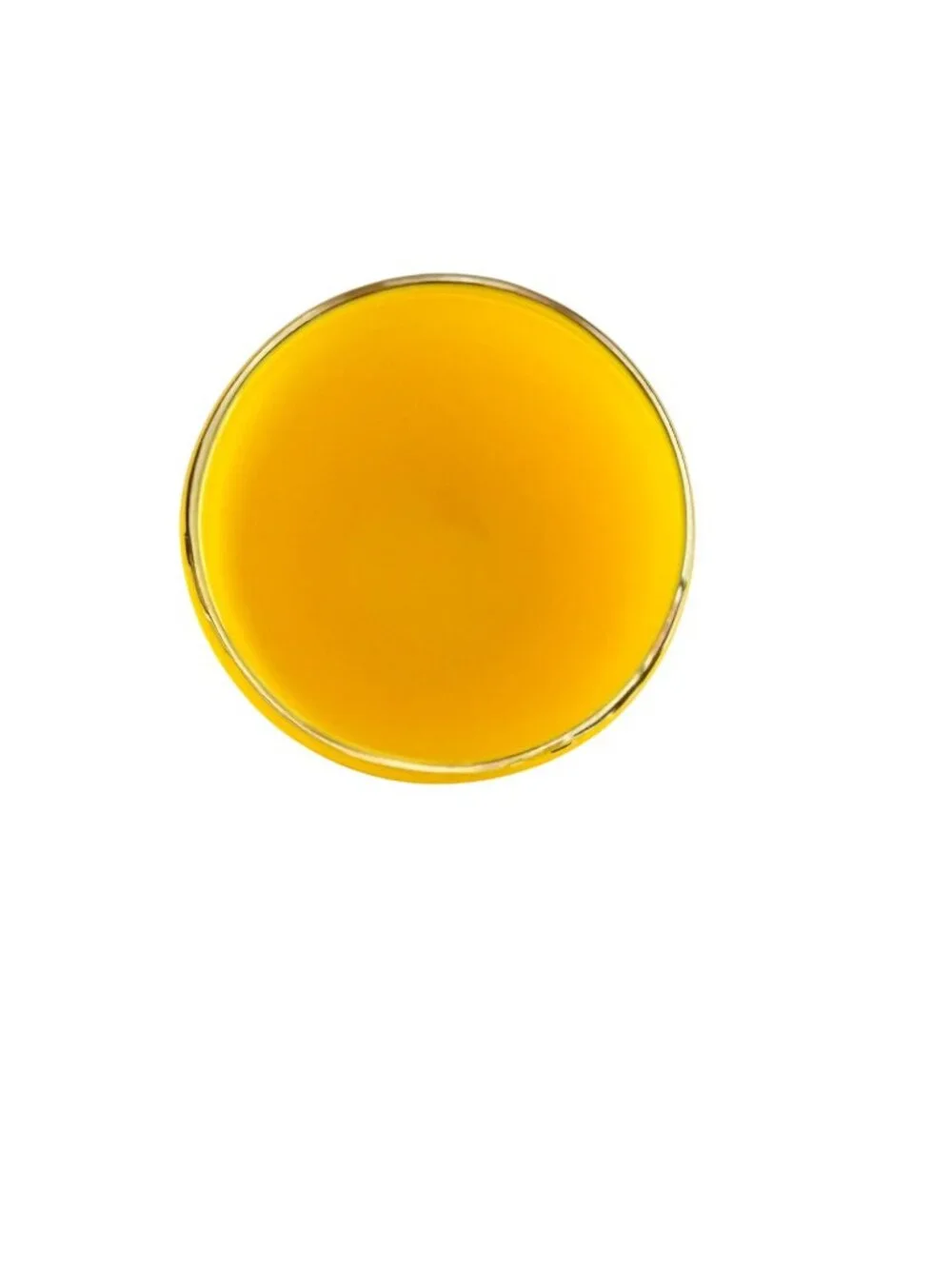 Glassybaby Pre-Triskelion Handblown Glass Votive Candle Holder Yellow Decor New